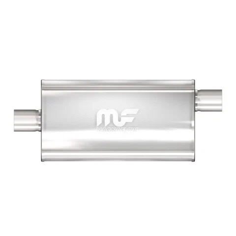 Exhaust Muffler for 5 X 11in. Oval Straight-Through Performance Exhaust Muffler MagnaFlow 12909
